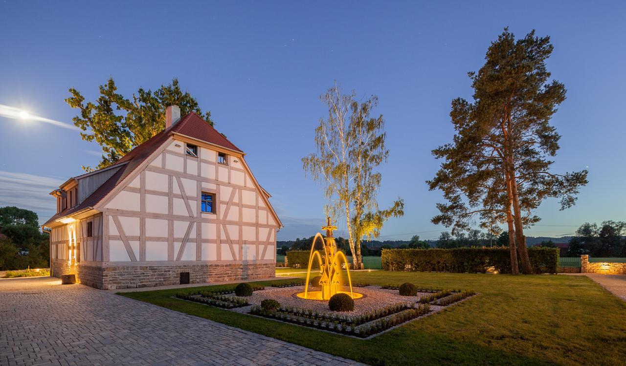 Hotel Dorfmuehle Lehrberg Екстер'єр фото